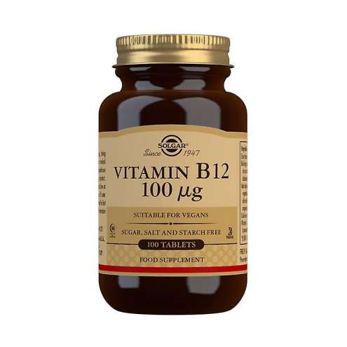 SOLGAR Vitamín B12 100 mcg, 100 kapslí